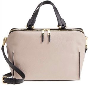danielle nicole mia leather satchel